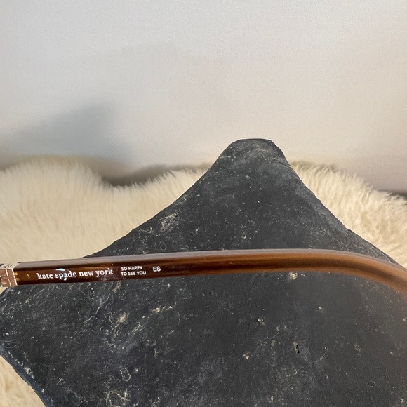 Kate Spade Delacy Cat Eye Eyeglasses, NIB, Dark Havana Tortoise - Picture 4 of 7